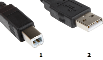 USB 1 en 2