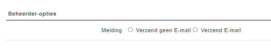 beheer-opties