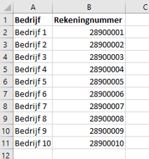 excel factuur