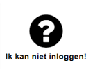 ik kan niet inloggen